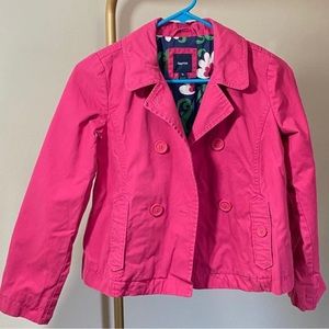 Gap Kids XL 12/14 pink jacket SPRING Easter like new SUPER CUTE 🌸